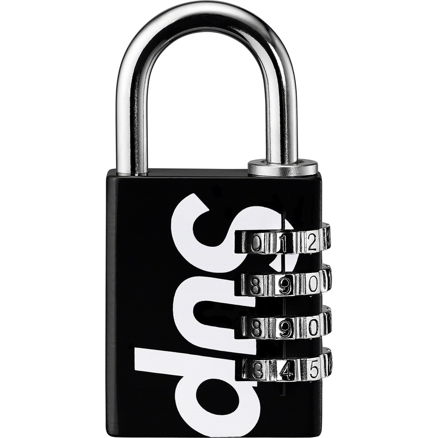 Details on Supreme Master Lock Numeric Combination Lock Black from spring summer
                                                    2019 (Price is $38)