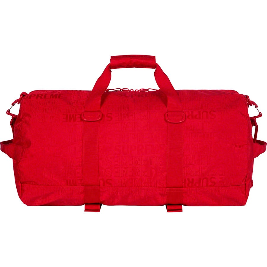 Details on Duffle Bag Red from spring summer
                                                    2019 (Price is $158)