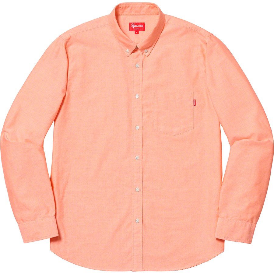 Details on Oxford Shirt Orange from spring summer
                                                    2019 (Price is $118)