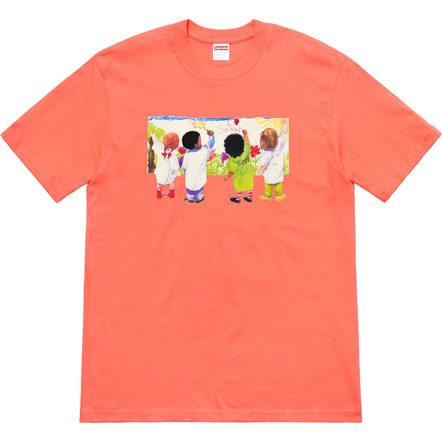 Details on Kids Tee Neon Orange from spring summer 2019 (Price is $38)