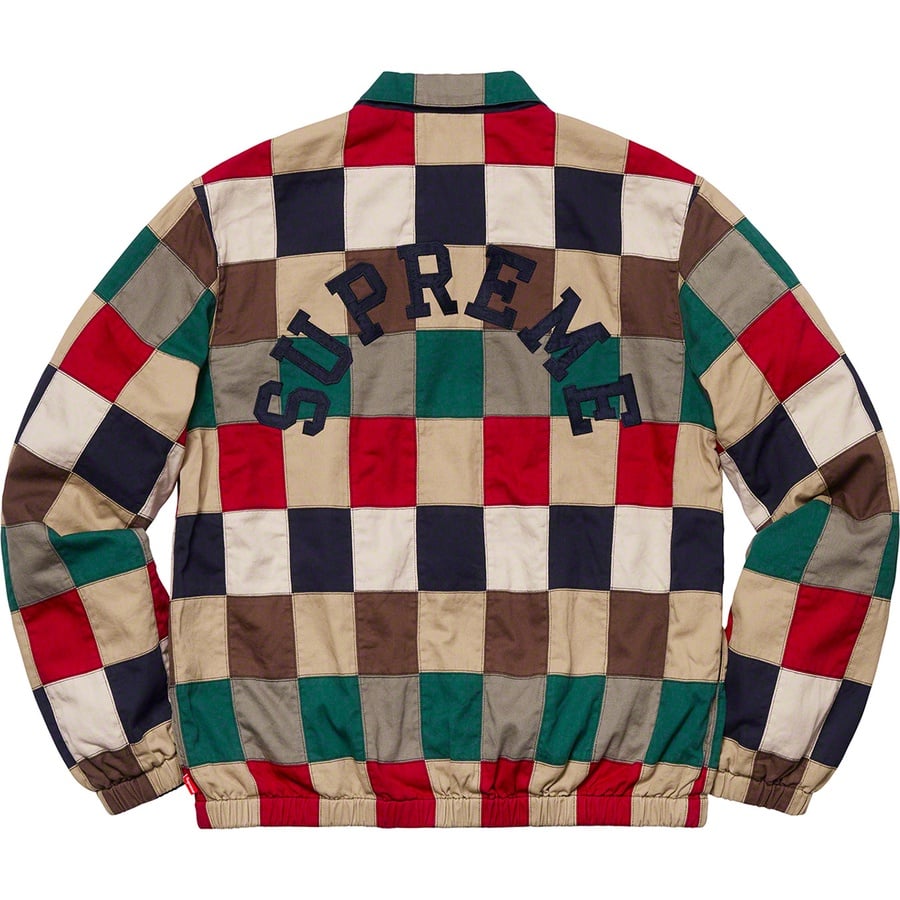 Details on Patchwork Harrington Jacket Multicolor from spring summer
                                                    2019 (Price is $248)