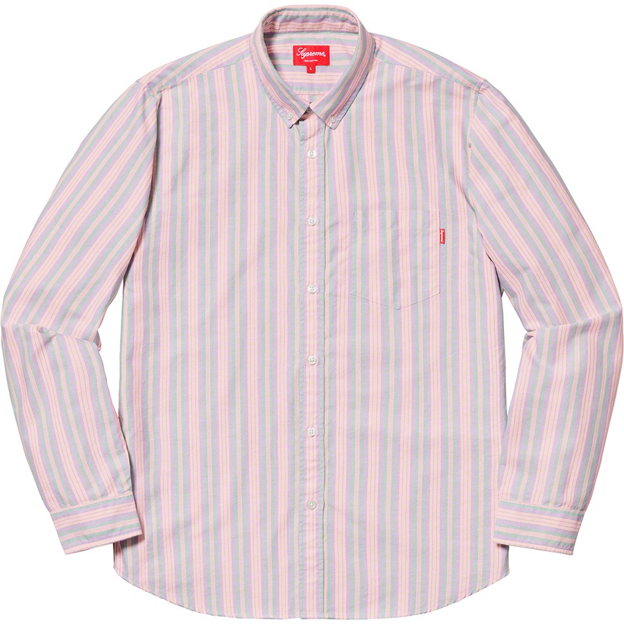Details on Oxford Shirt Purple Stripe from spring summer 2019 (Price is $118)