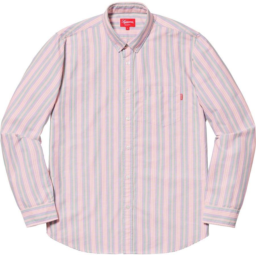 Details on Oxford Shirt Purple Stripe from spring summer
                                                    2019 (Price is $118)