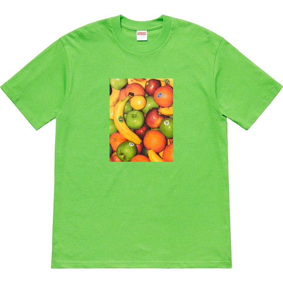 Details on Fruit Tee Green from spring summer 2019 (Price is $38)