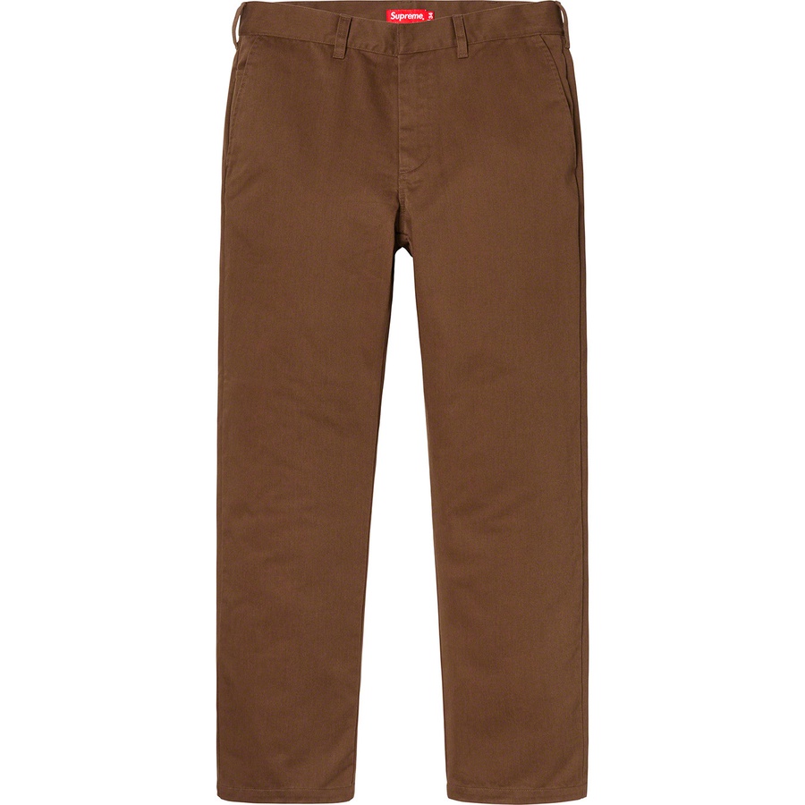 Details on Work Pant Brown from spring summer
                                                    2019 (Price is $118)