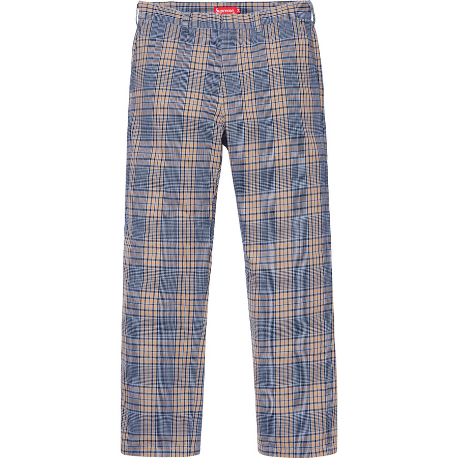 Details on Work Pant Blue Plaid from spring summer 2019 (Price is $118)