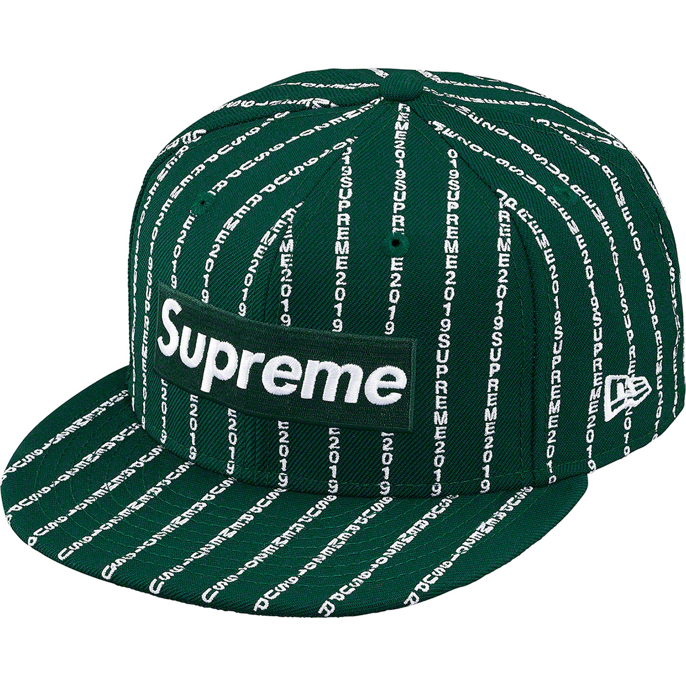 Supreme Text Stripe New Era Navy 7-5/8帽子 - WRGMED