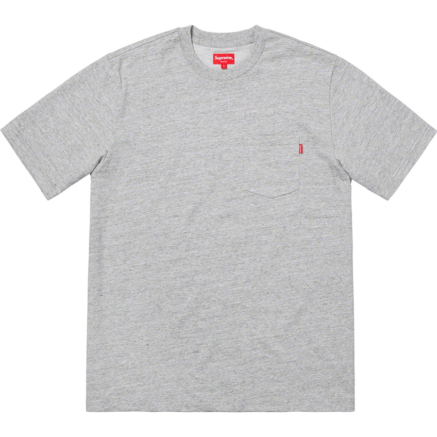 Details on S S Pocket Tee 1 Heather Grey from spring summer
                                                    2019 (Price is $62)