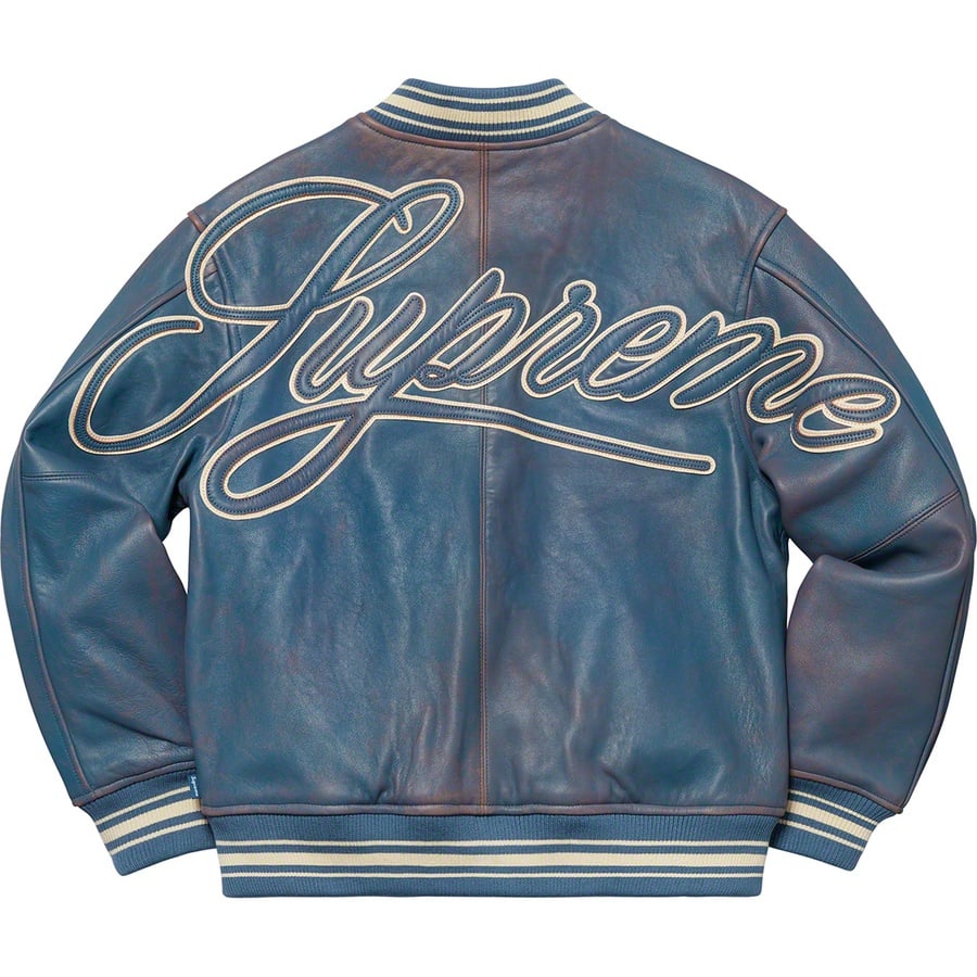 Leather Varsity Jacket - spring summer 2019 - Supreme