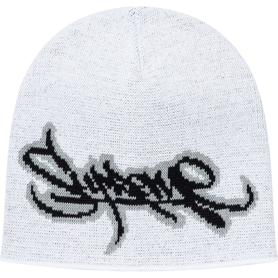 Details on Tag Logo Beanie White from spring summer
                                                    2019 (Price is $32)