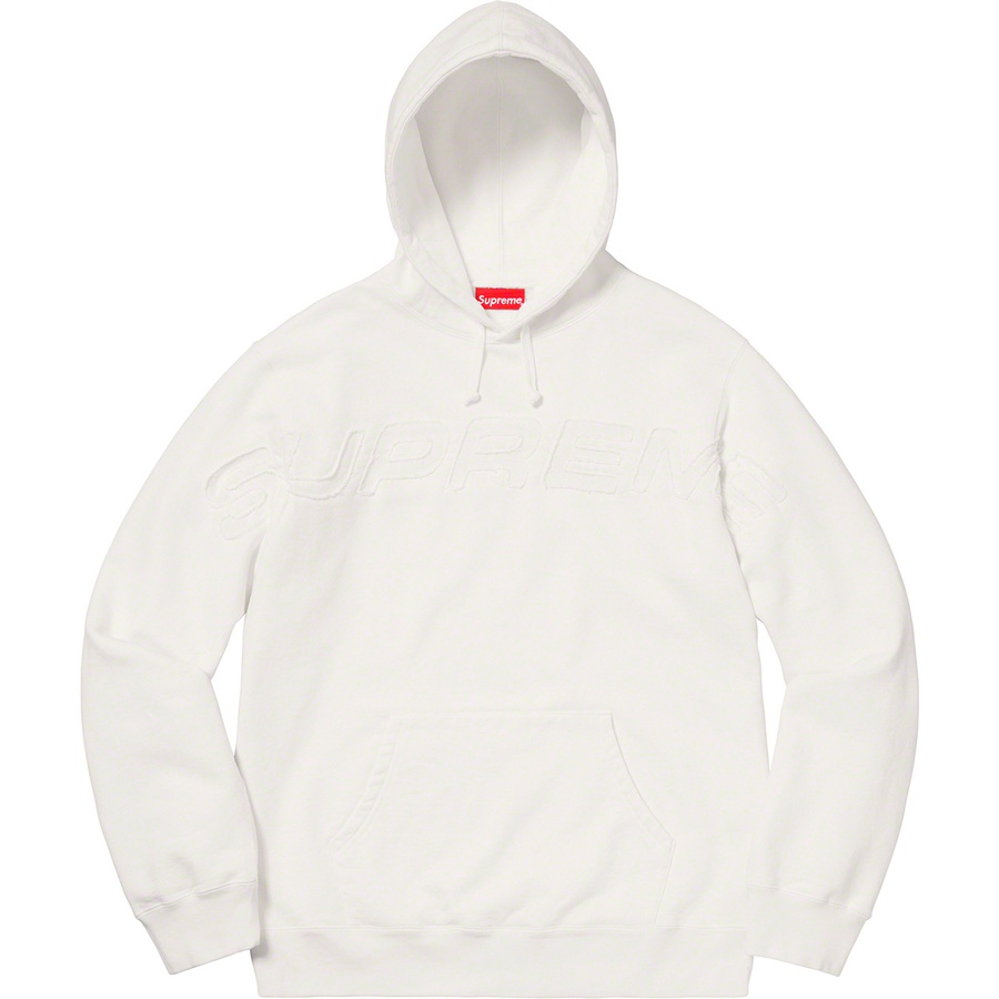 Details on Set In Logo Hooded Sweatshirt White from spring summer
                                                    2019 (Price is $158)