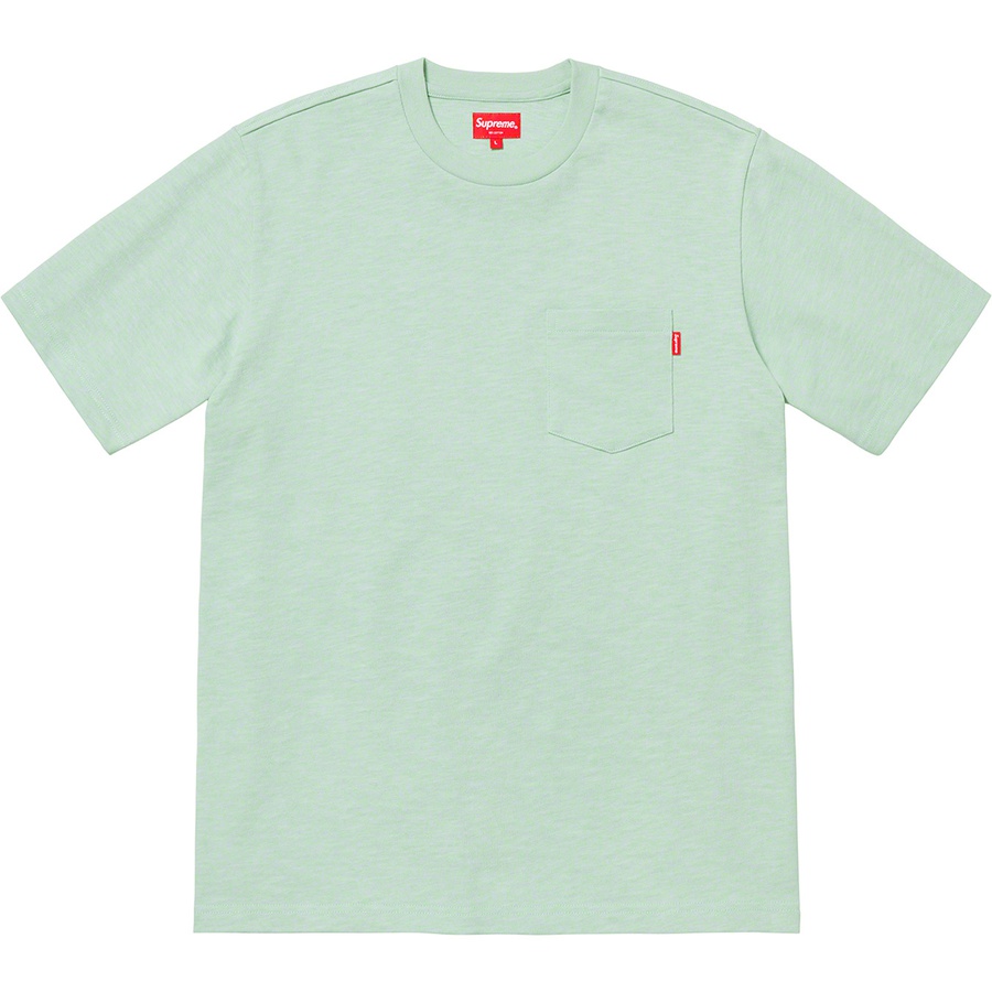 Details on S S Pocket Tee 1 Pale Green from spring summer
                                                    2019 (Price is $62)