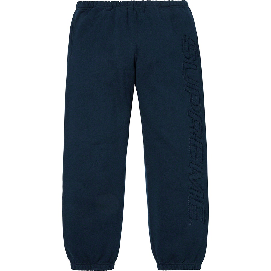 Details on Set In Logo Sweatpant Navy from spring summer 2019 (Price is $148)