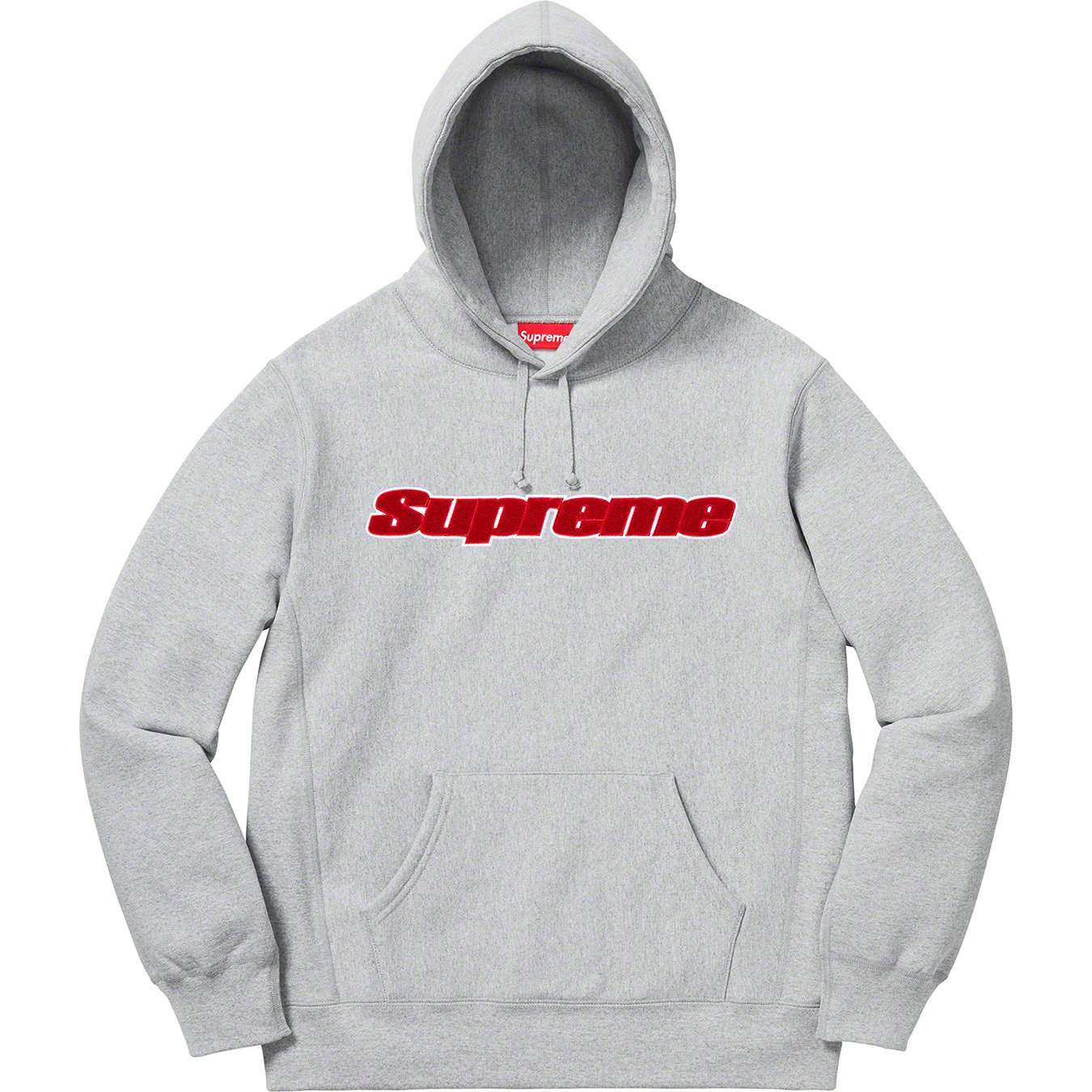 Supreme2019SS Chenille Hooded Sweatshirt