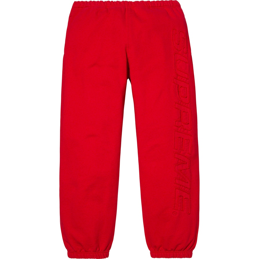 Details on Set In Logo Sweatpant Red from spring summer
                                                    2019 (Price is $148)