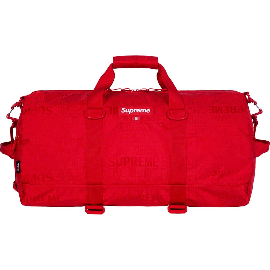 Details on Duffle Bag Red from spring summer
                                                    2019 (Price is $158)