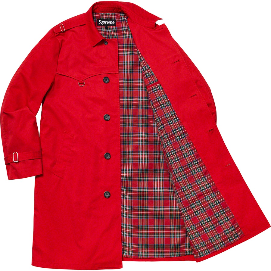 Details on D-Ring Trench Coat Red from spring summer
                                                    2019 (Price is $328)