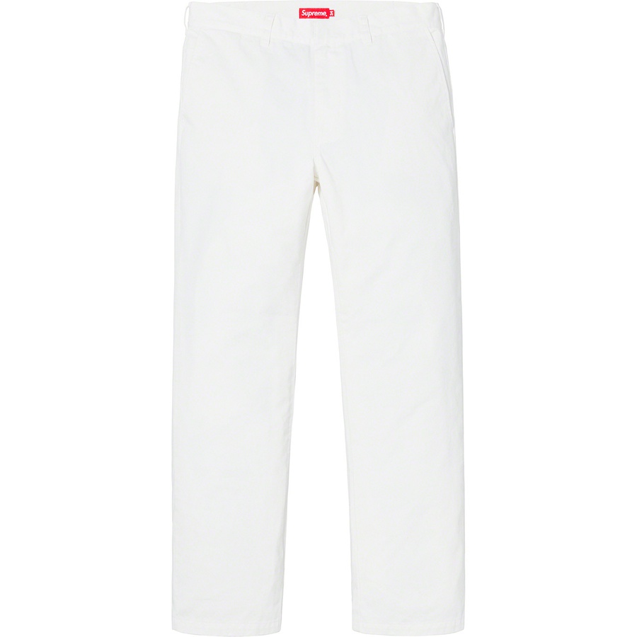 Details on Work Pant White from spring summer 2019 (Price is $118)
