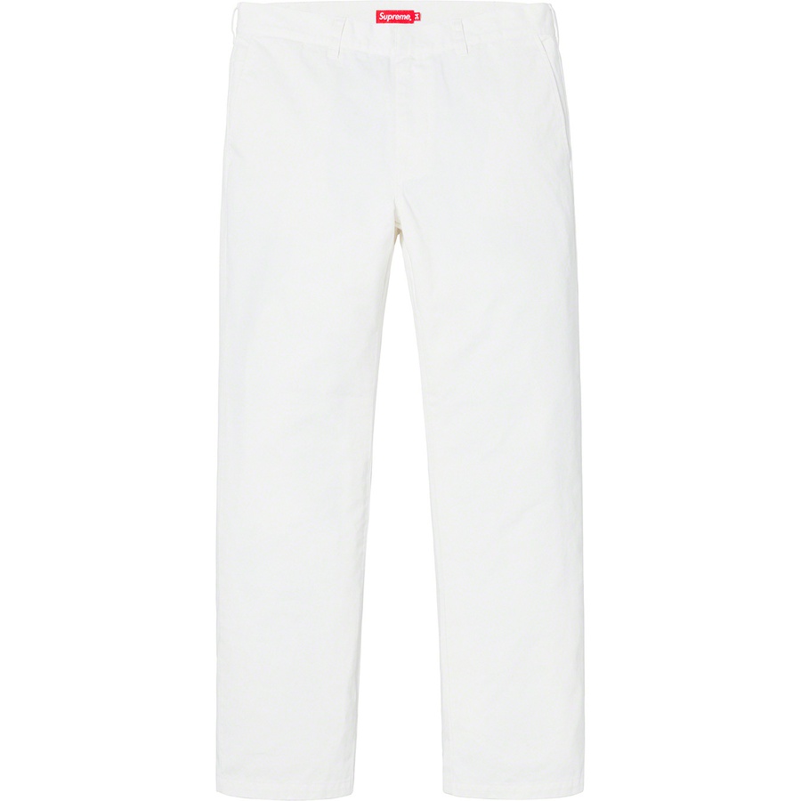 Details on Work Pant White from spring summer
                                                    2019 (Price is $118)