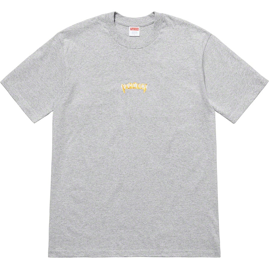 Supreme Fronts Tee (SS19) - Heather Grey - $38