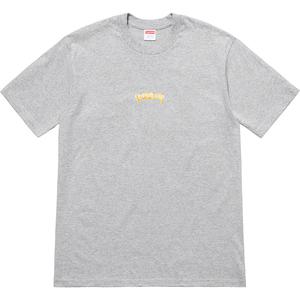 supreme fronts tee navy