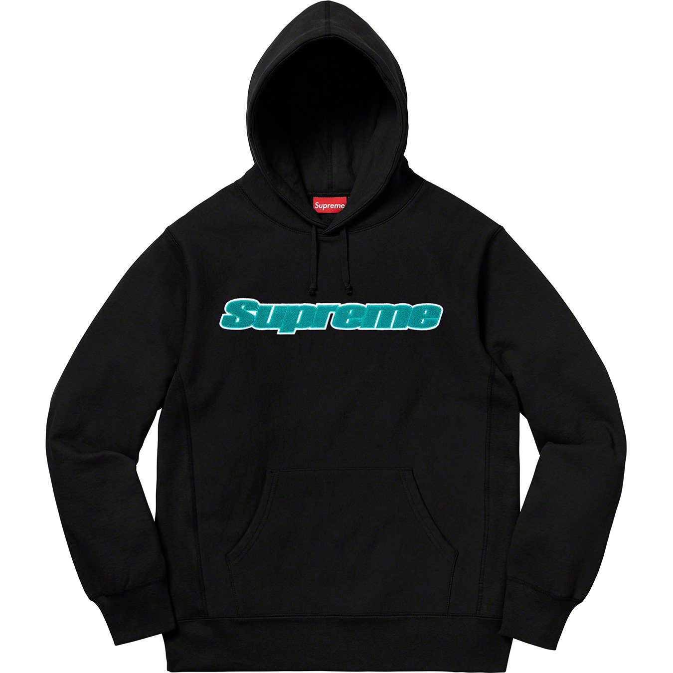 supreme 19SS Chenille Hooded Sweatshirt