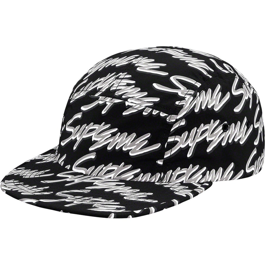 Details on Signature Script Logo Camp Cap Black from spring summer 2019 (Price is $48)