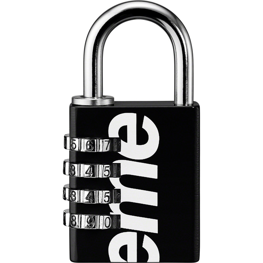 Details on Supreme Master Lock Numeric Combination Lock Black from spring summer
                                                    2019 (Price is $38)