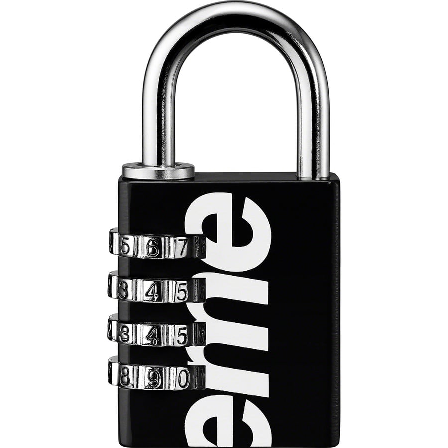 Supreme Supreme Master Lock Numeric Combination Lock (SS19) - Black - $38