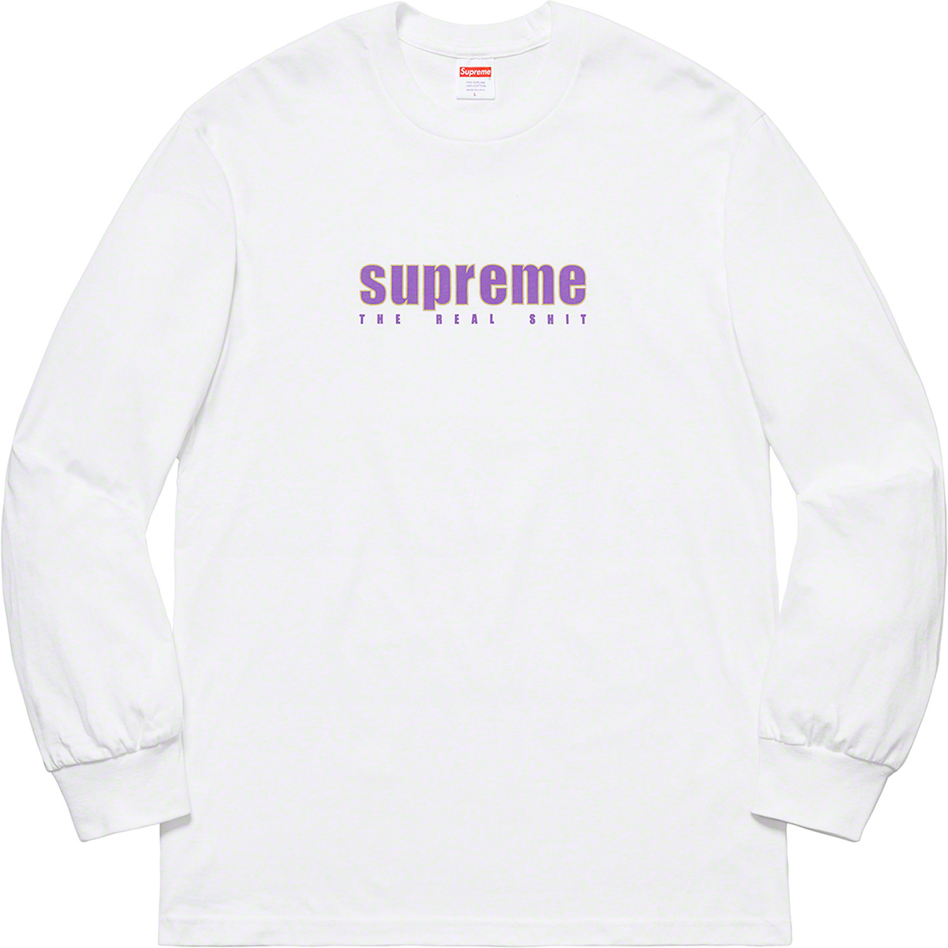 The Real Shit L S Tee - spring summer 2019 - Supreme