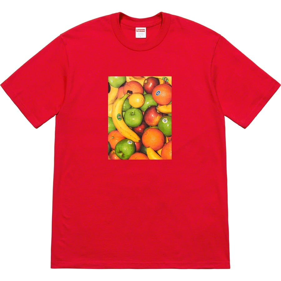 Details on Fruit Tee Red from spring summer 2019 (Price is $38)