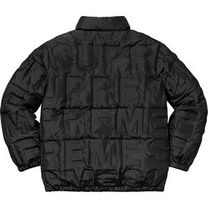 supreme bonded logo down jacket