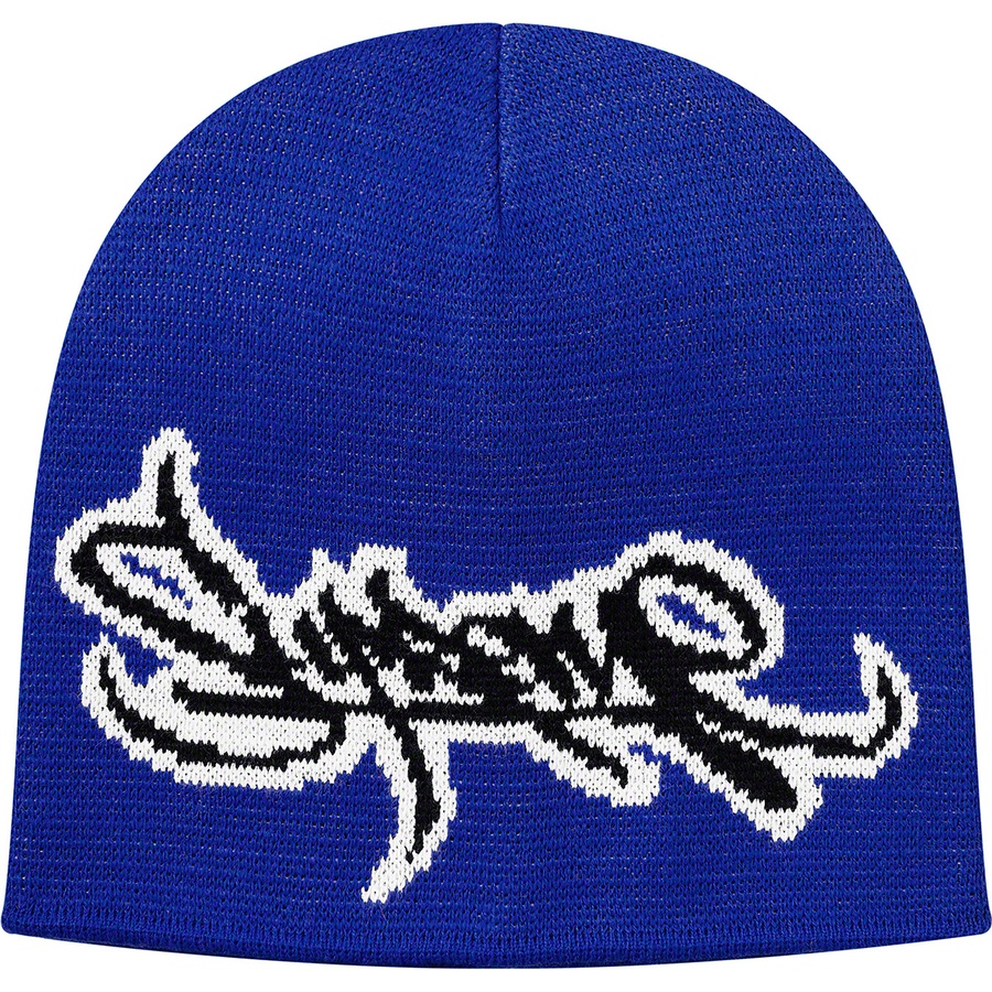 Details on Tag Logo Beanie Royal from spring summer 2019 (Price is $32)