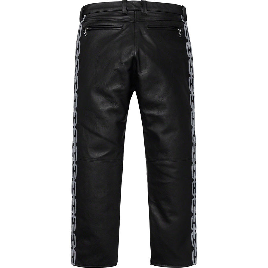 Details on Supreme Vanson Leathers Ghost Rider© Pant Black from spring summer
                                                    2019 (Price is $1098)