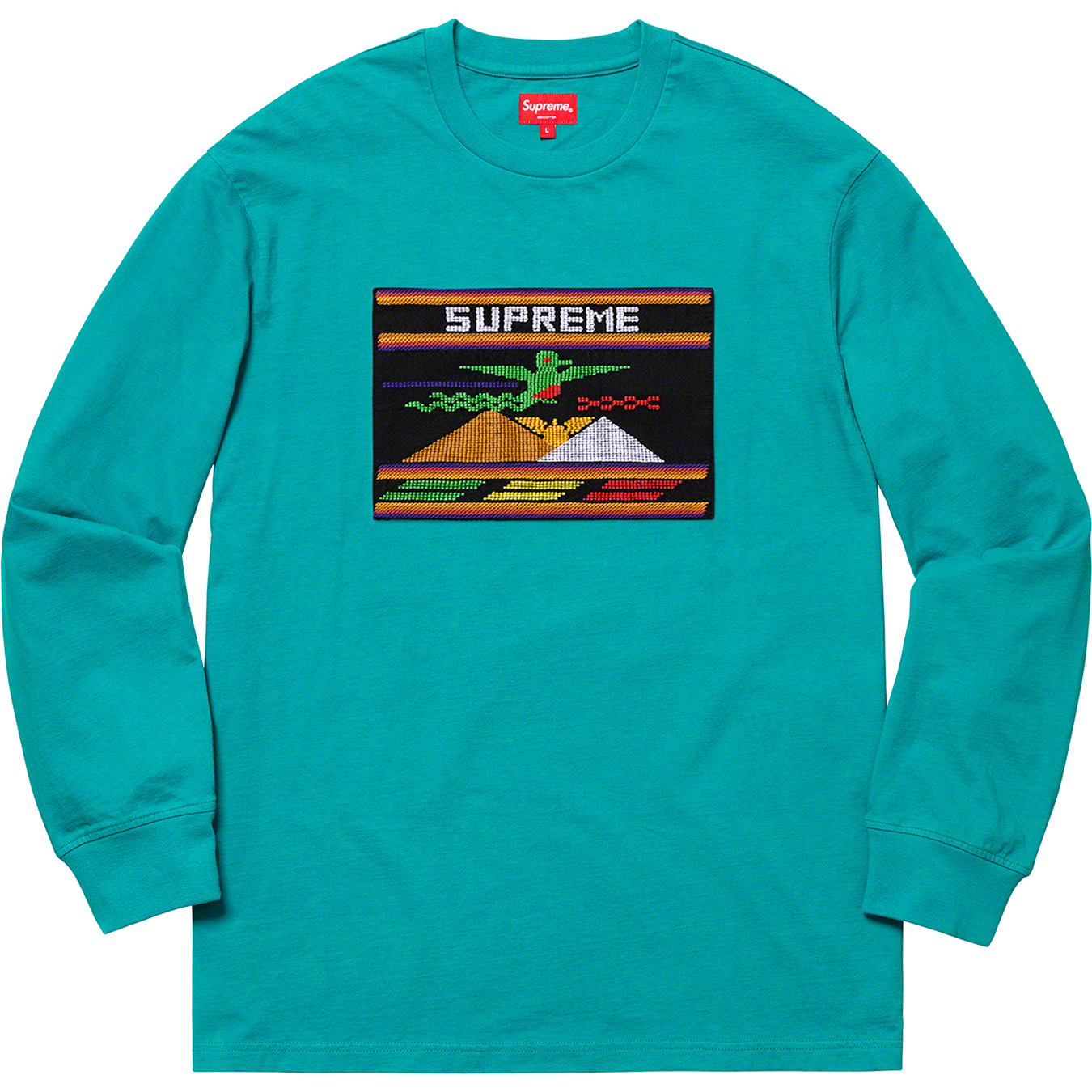 Needlepoint Patch L S Top - spring summer 2019 - Supreme