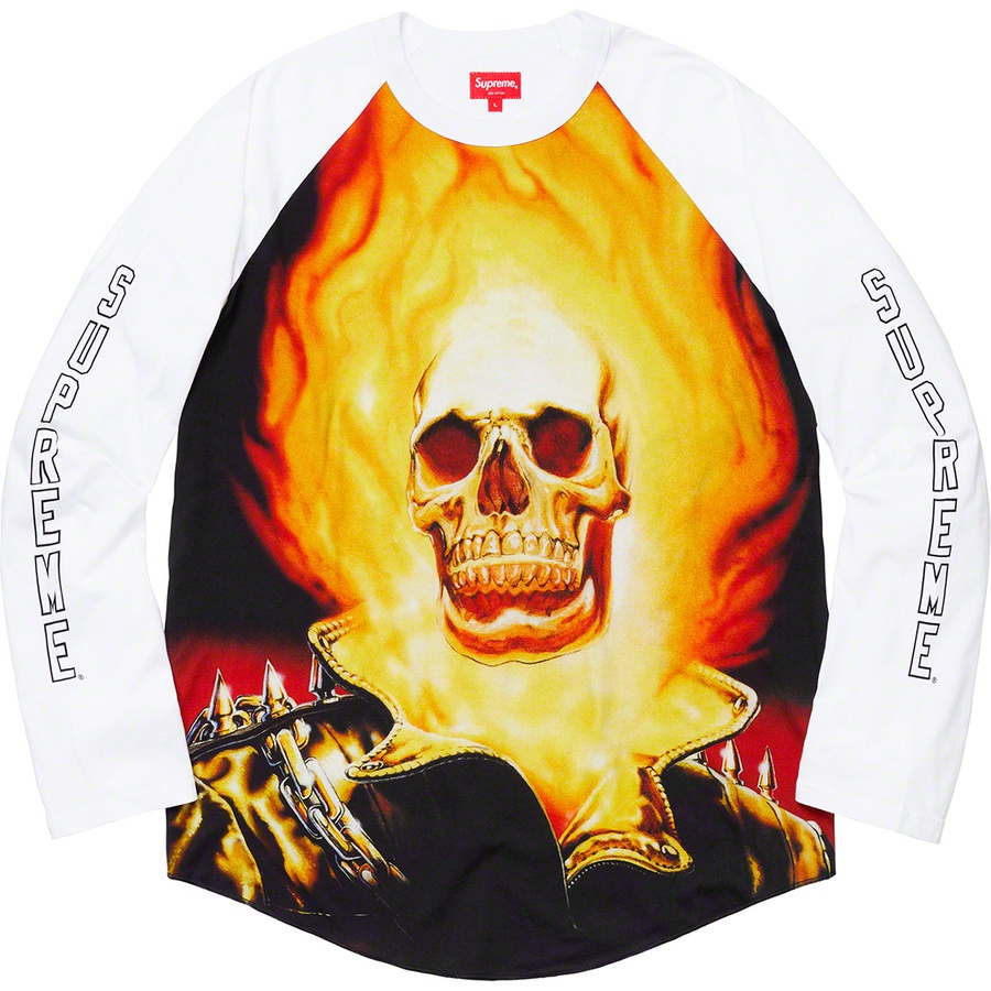 Details on Ghost Rider© Raglan L S Top White from spring summer
                                                    2019 (Price is $110)