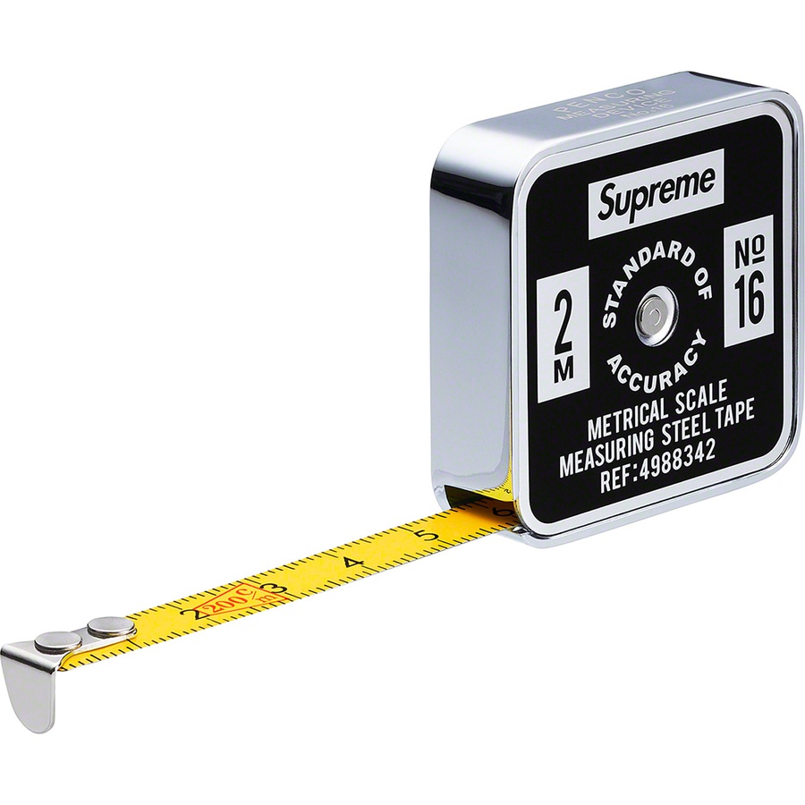 Details on Supreme Penco Tape Measure Black from spring summer 2019 (Price is $16)