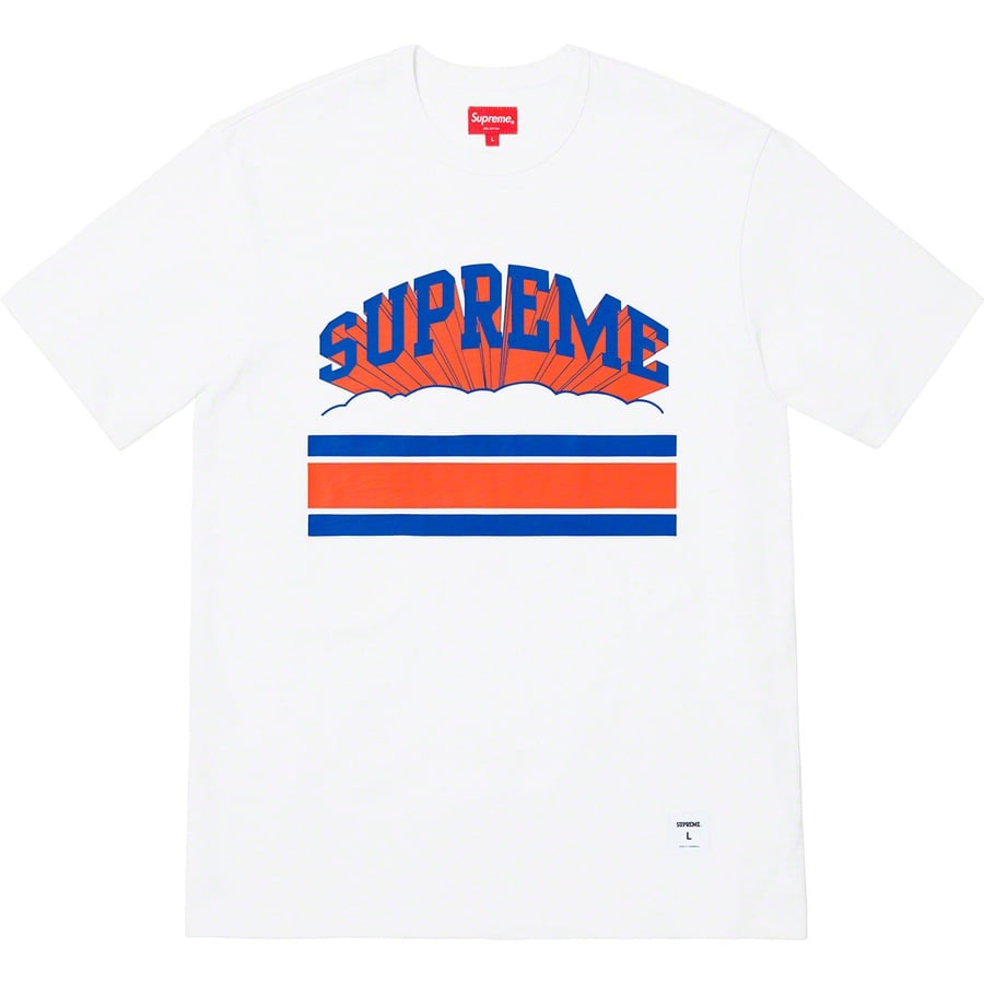 Details on Cloud Arc Tee White from spring summer 2019 (Price is $78)