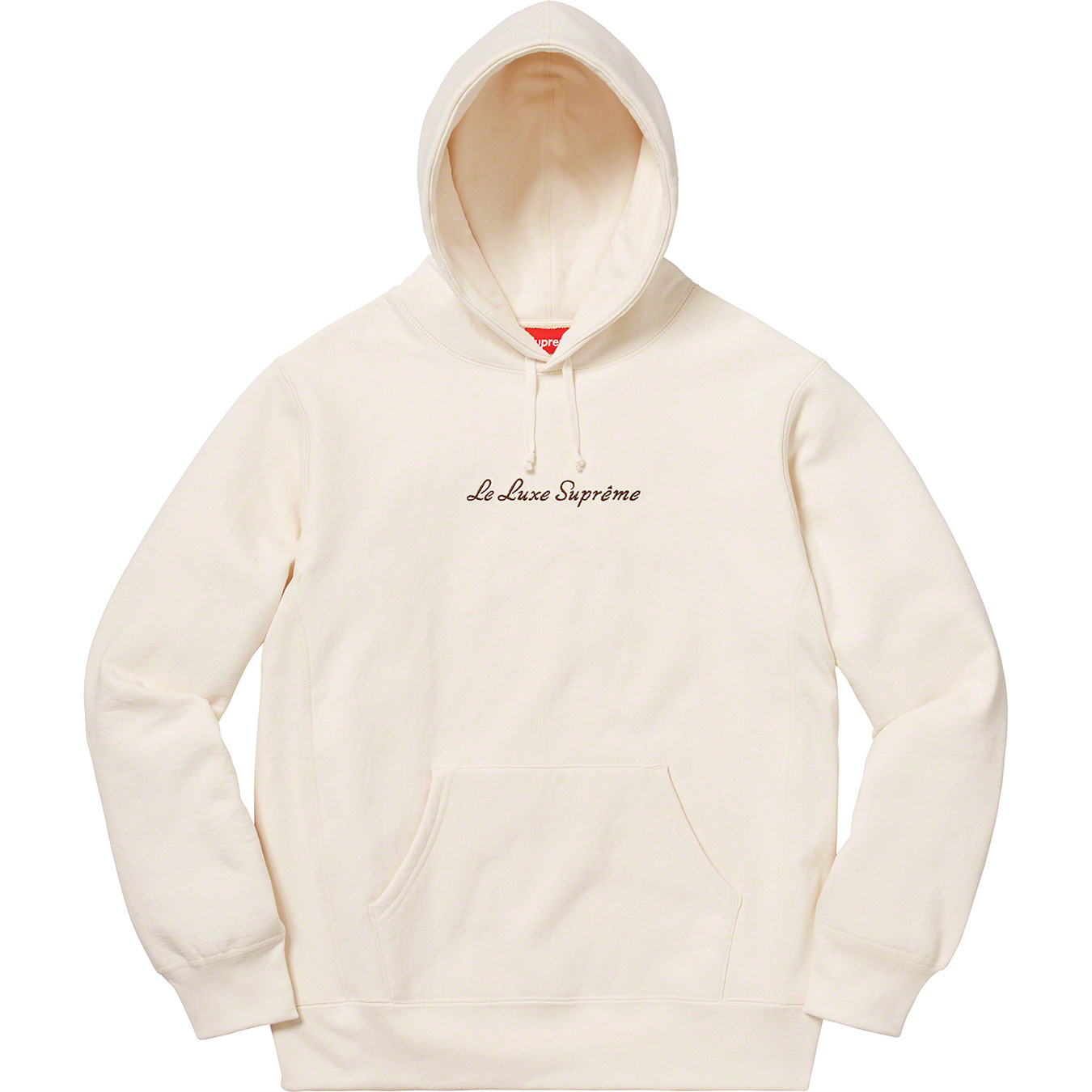 Supreme Le Luxe Hooded Sweatshirt Red