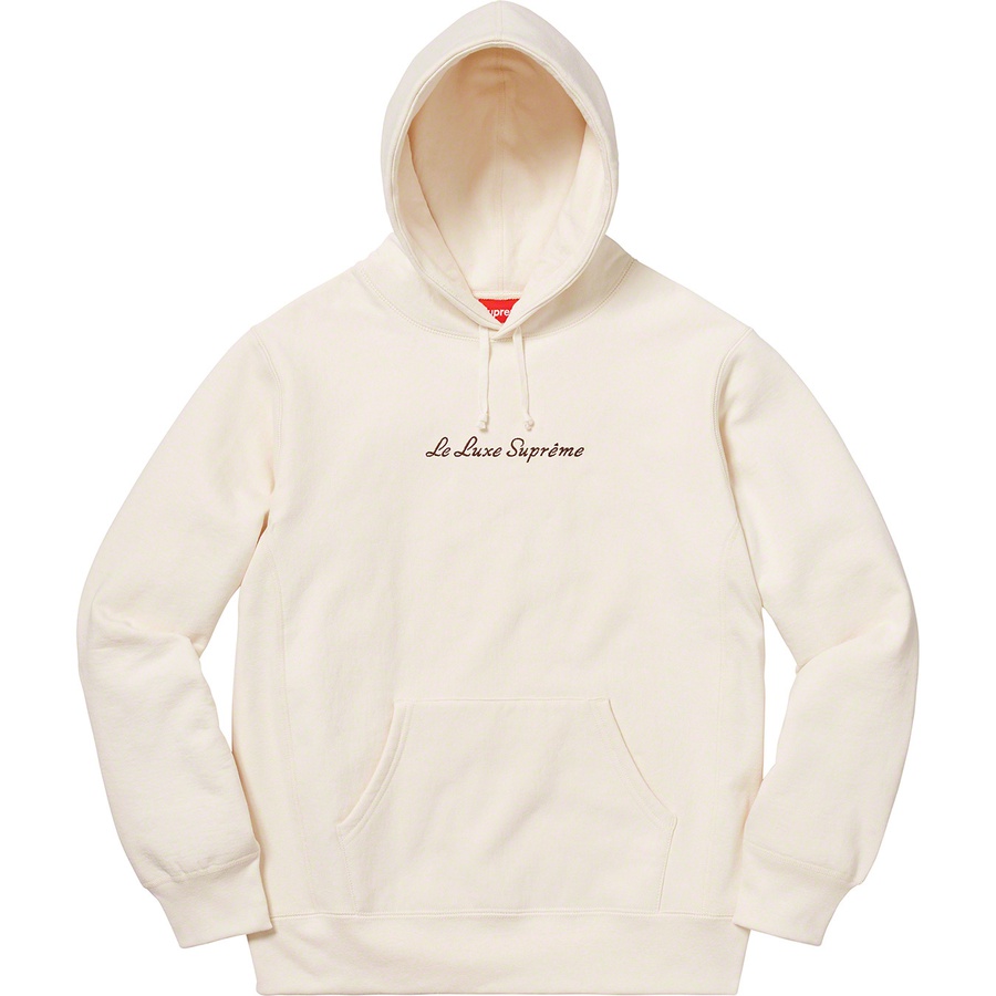 Details on Le Luxe Hooded Sweatshirt Natural from spring summer
                                                    2019 (Price is $148)