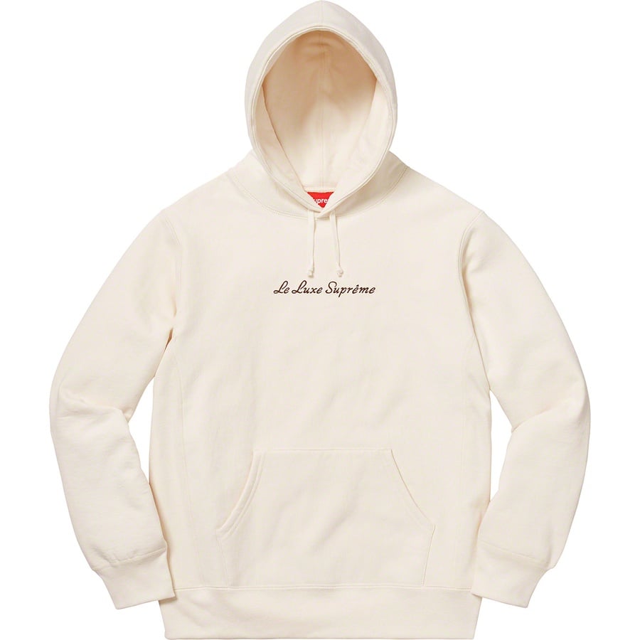 Details on Le Luxe Hooded Sweatshirt Natural from spring summer
                                                    2019 (Price is $148)