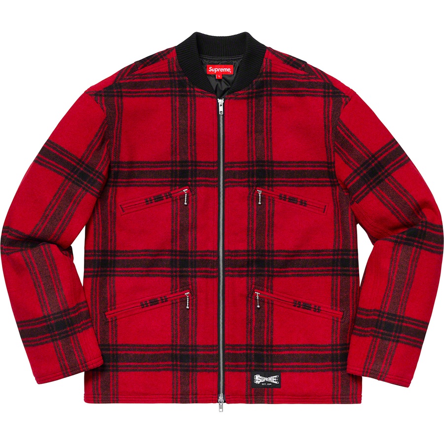 Details on Zip Car Jacket Red from spring summer
                                                    2019 (Price is $228)