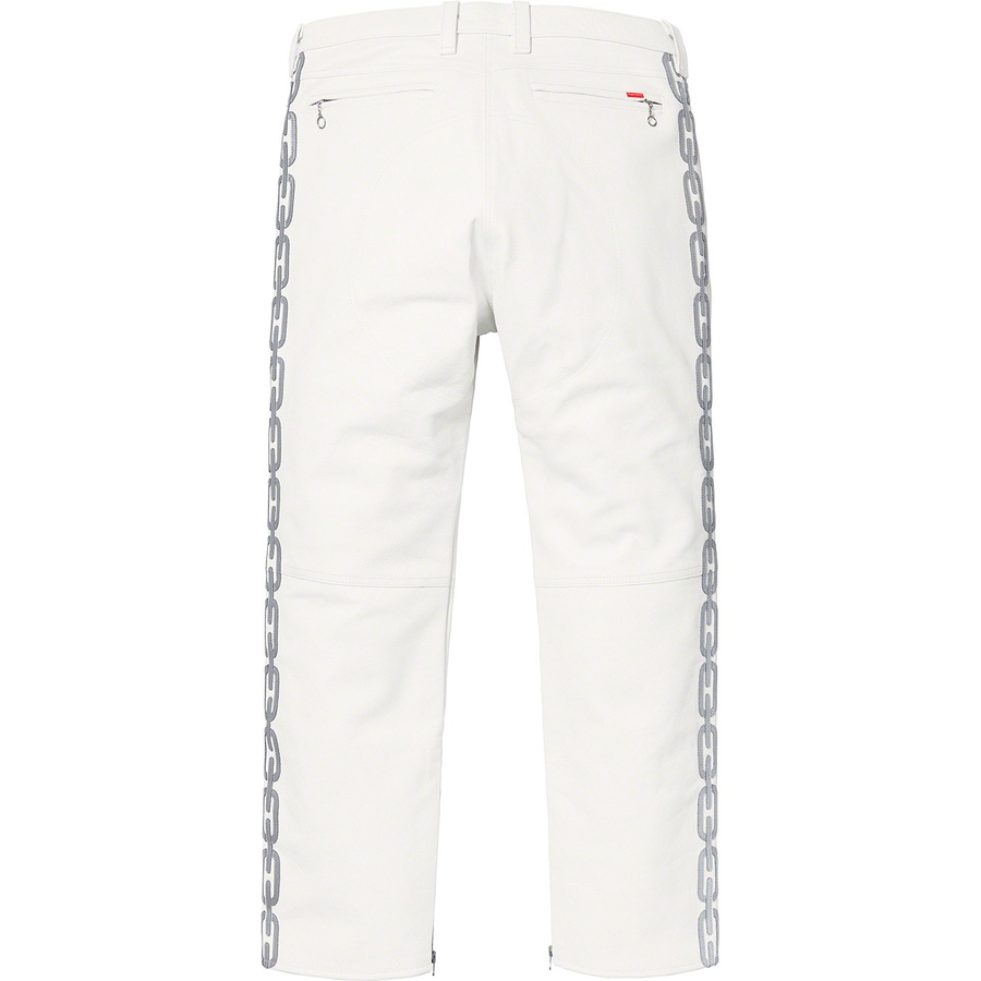 Details on Supreme Vanson Leathers Ghost Rider© Pant White from spring summer
                                                    2019 (Price is $1098)