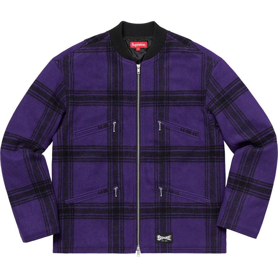 Details on Zip Car Jacket Purple from spring summer
                                                    2019 (Price is $228)