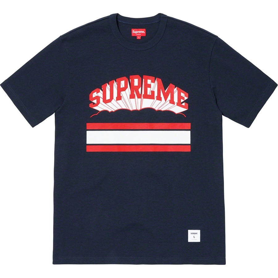 Details on Cloud Arc Tee Navy from spring summer 2019 (Price is $78)