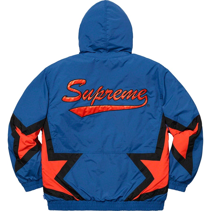 Supreme Stars Puffy Jacket (SS19) - Royal - $198