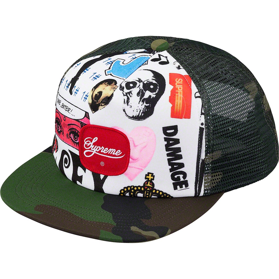 Details on Blood Lust Mesh Back 5-Panel Woodland Camo from spring summer
                                                    2019 (Price is $40)