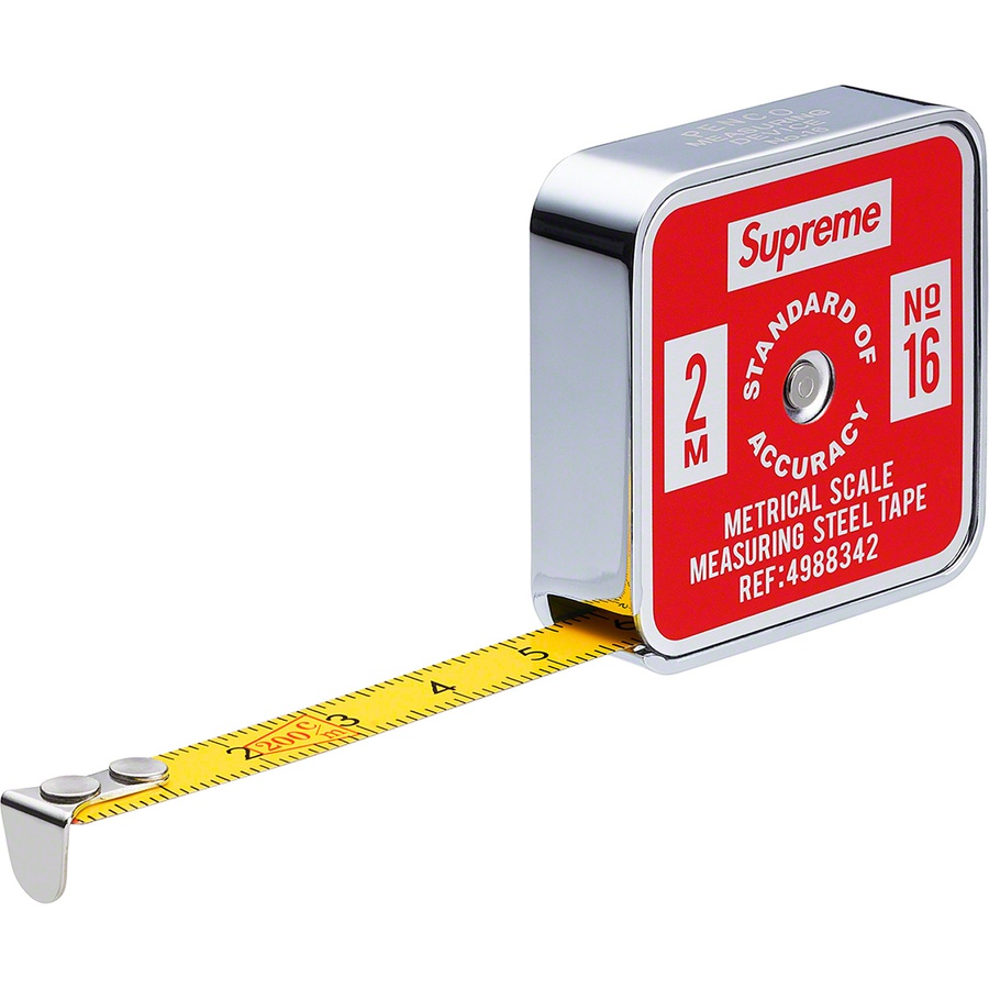 Details on Supreme Penco Tape Measure Red from spring summer 2019 (Price is $16)