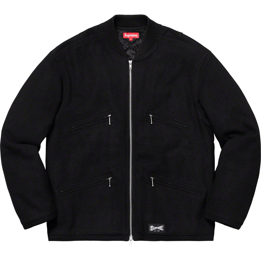 Details on Zip Car Jacket Black from spring summer
                                                    2019 (Price is $228)
