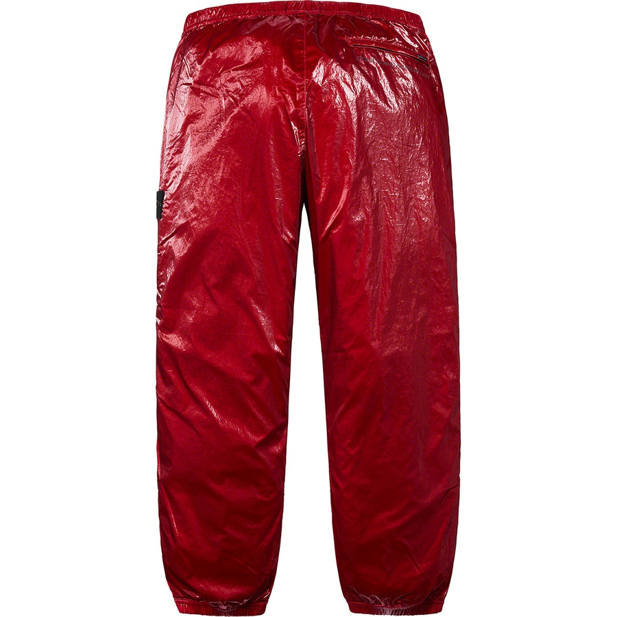 Details on Supreme Stone Island New Silk Light Pant Red from spring summer
                                                    2019 (Price is $318)
